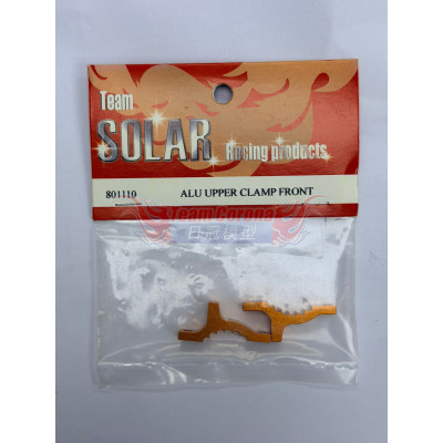 TEAM SOLAR ALU UPPER CLAMP FRONT 801110 